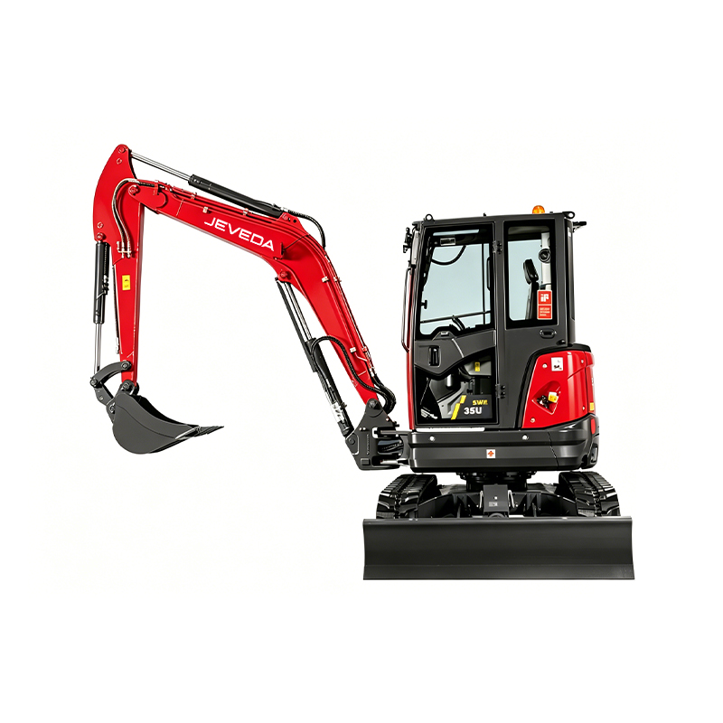 Miniexcavadora oscilante de cola cero mejorada JE35U